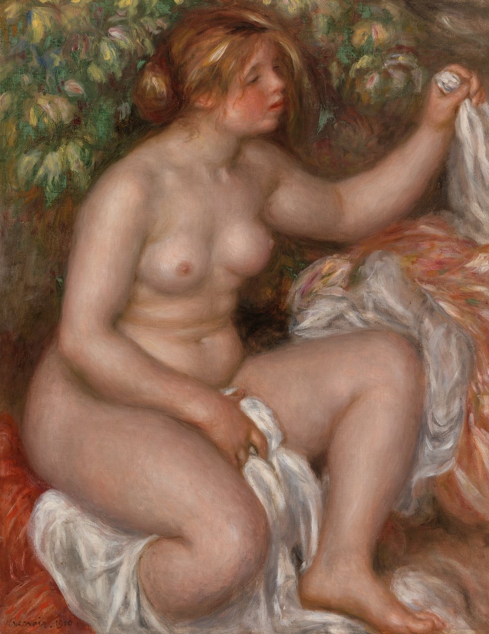 despues del baño de Pierre-Auguste Renoir