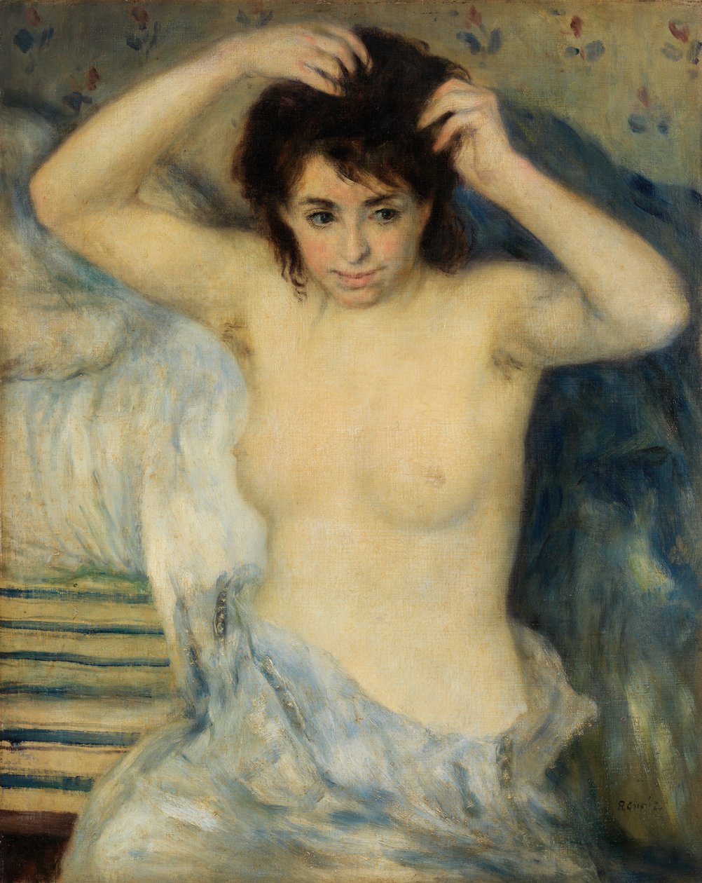 Antes del baño (Avant le bain) de Pierre-Auguste Renoir