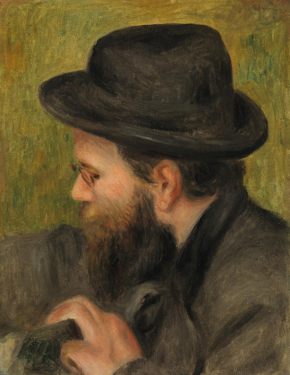 Retrato del señor Bernard de perfil de Pierre-Auguste Renoir