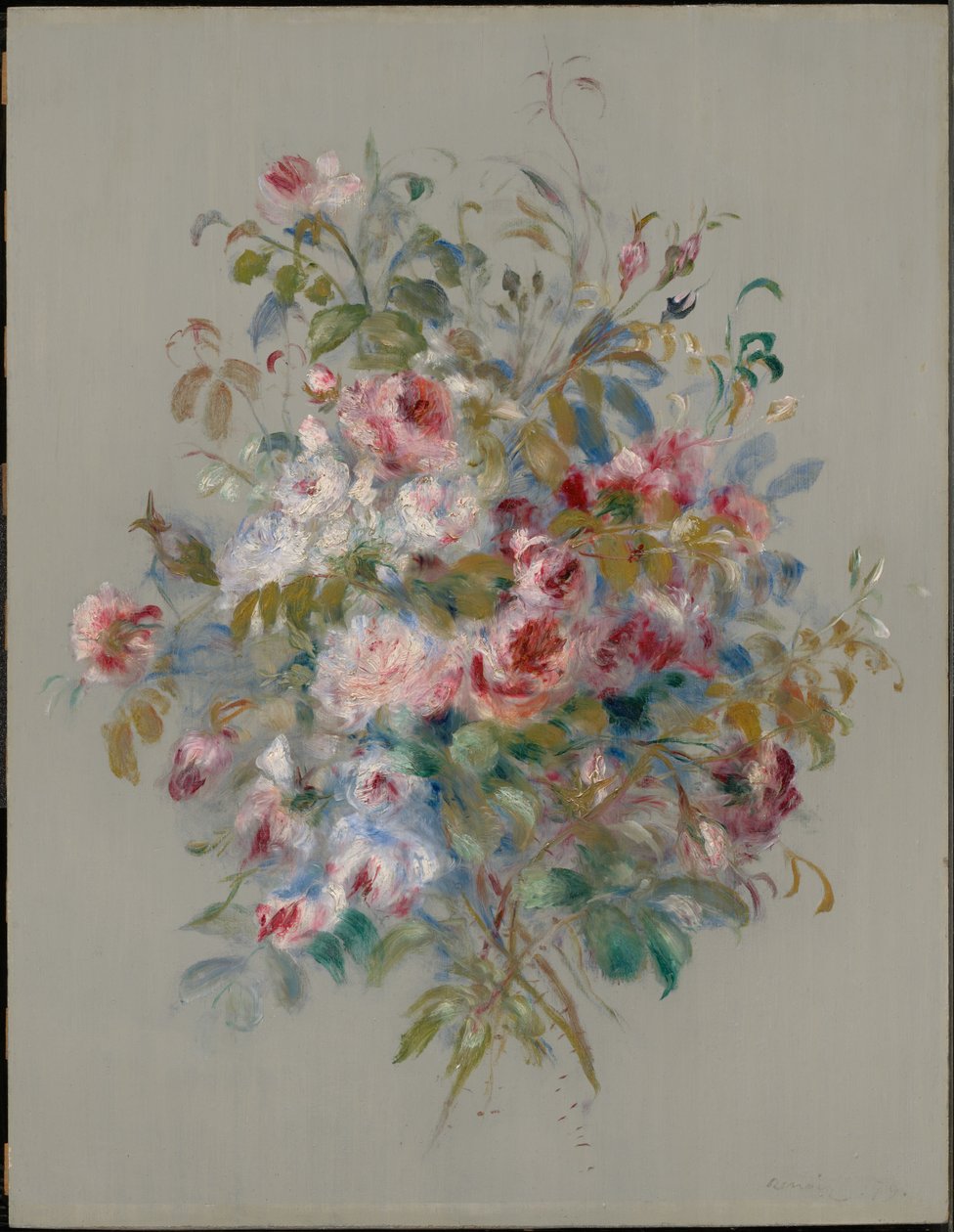 Ramo de rosas de Pierre-Auguste Renoir