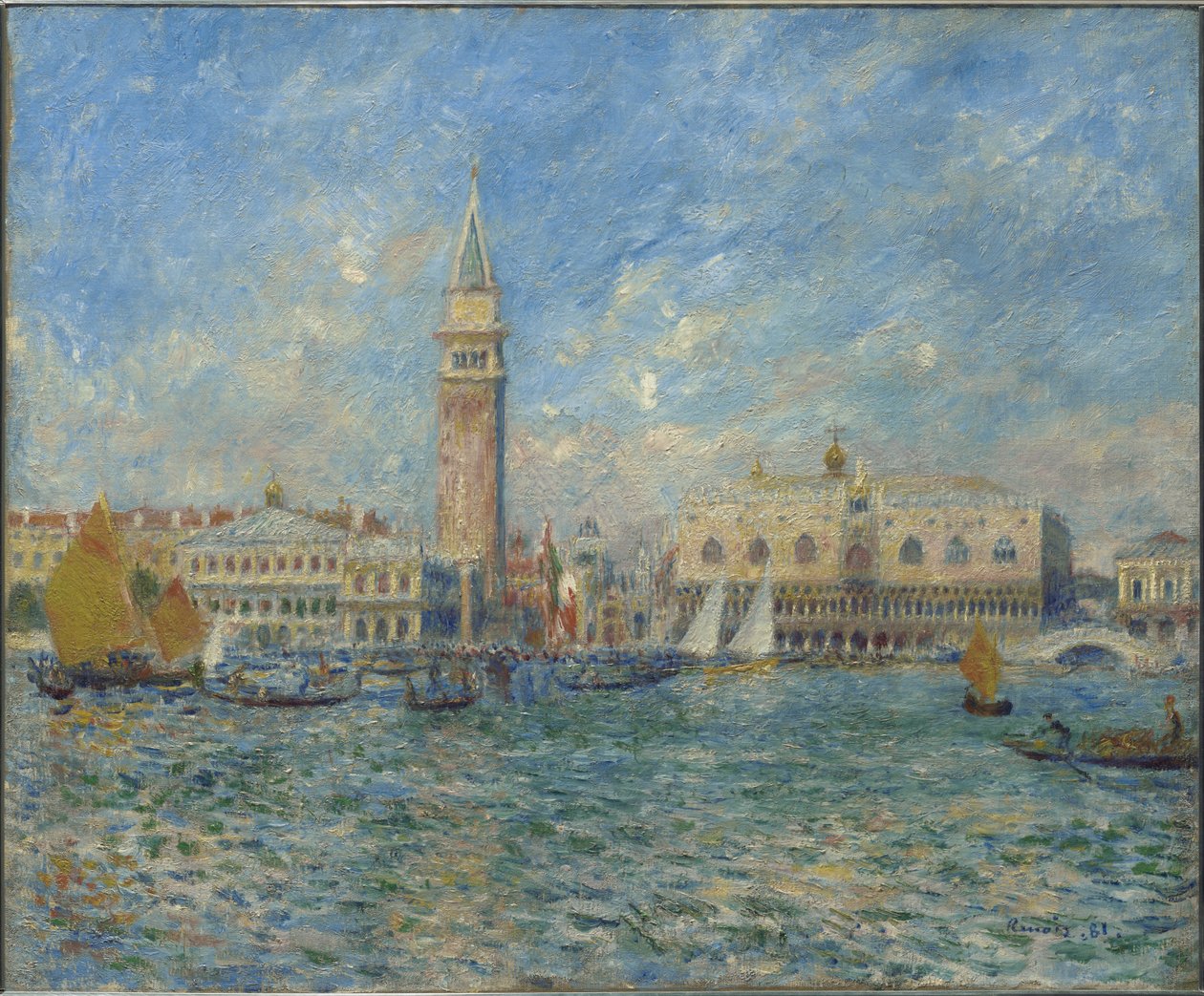 Palacio Ducal, Venecia de Pierre-Auguste Renoir