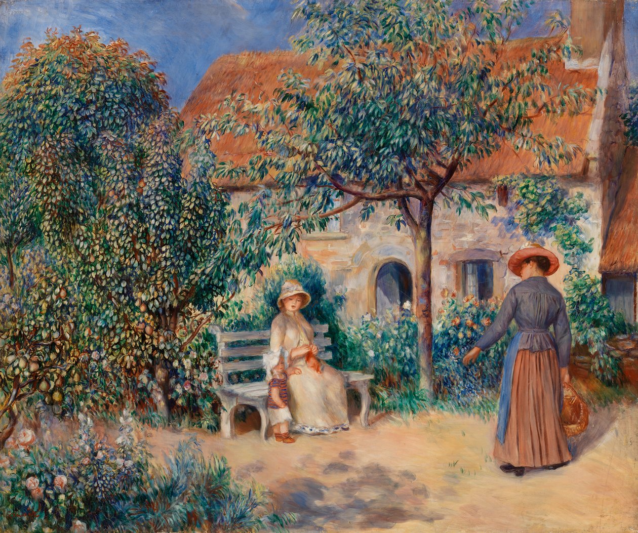 en bretaña de Pierre-Auguste Renoir