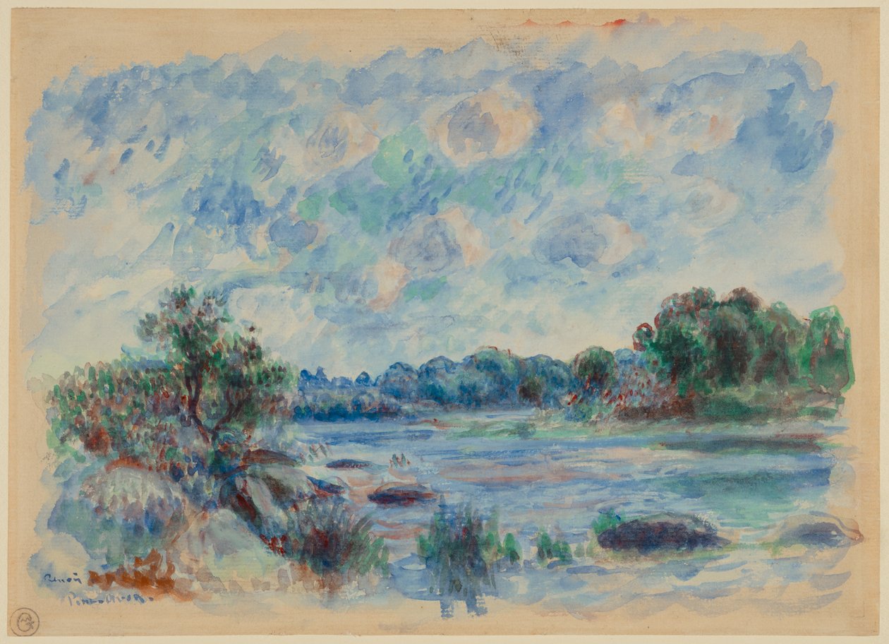 Paisaje en Pont-Aven de Pierre-Auguste Renoir