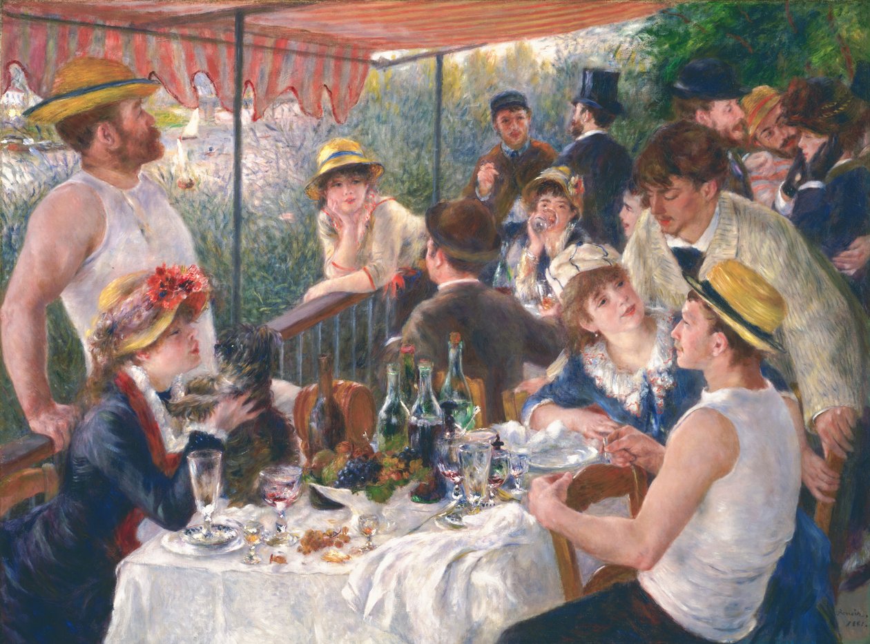 El almuerzo de los remeros de Pierre-Auguste Renoir