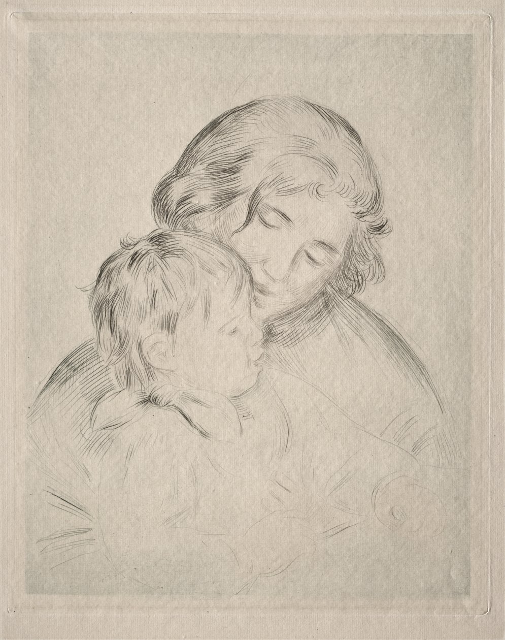 Madre e hijo de Pierre-Auguste Renoir