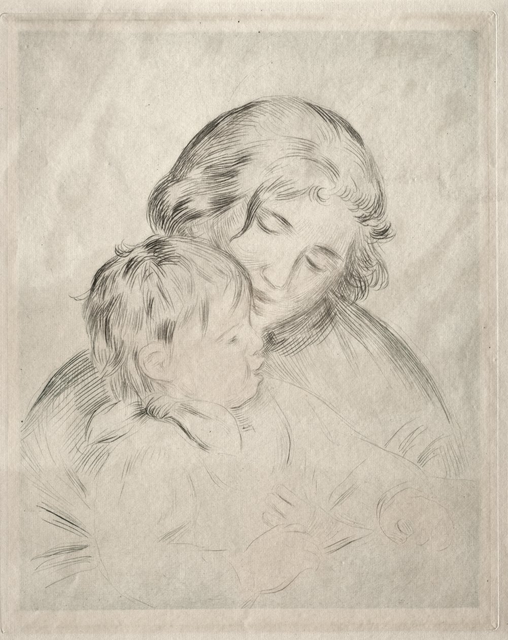 Madre e hijo de Pierre-Auguste Renoir