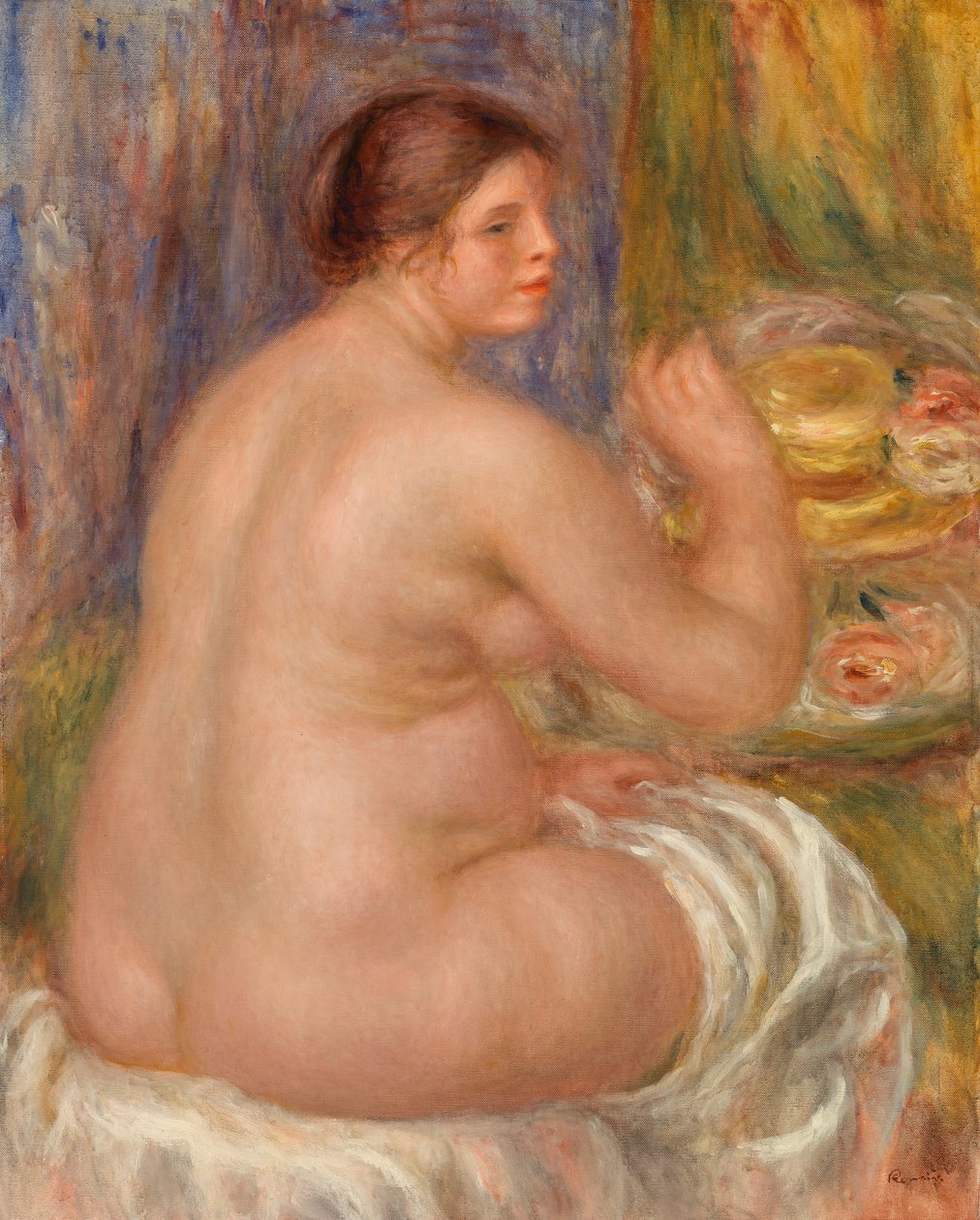 Desnudo de espaldas, Nu de dos de Pierre-Auguste Renoir