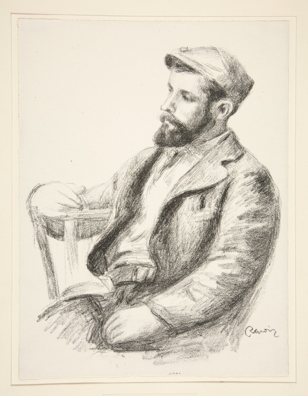 Retrato de Louis Valtat de Pierre-Auguste Renoir