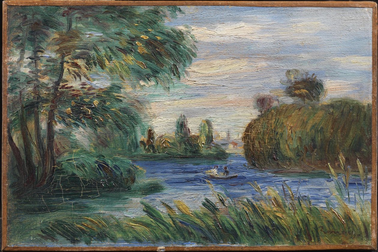 Paisaje fluvial de Pierre-Auguste Renoir