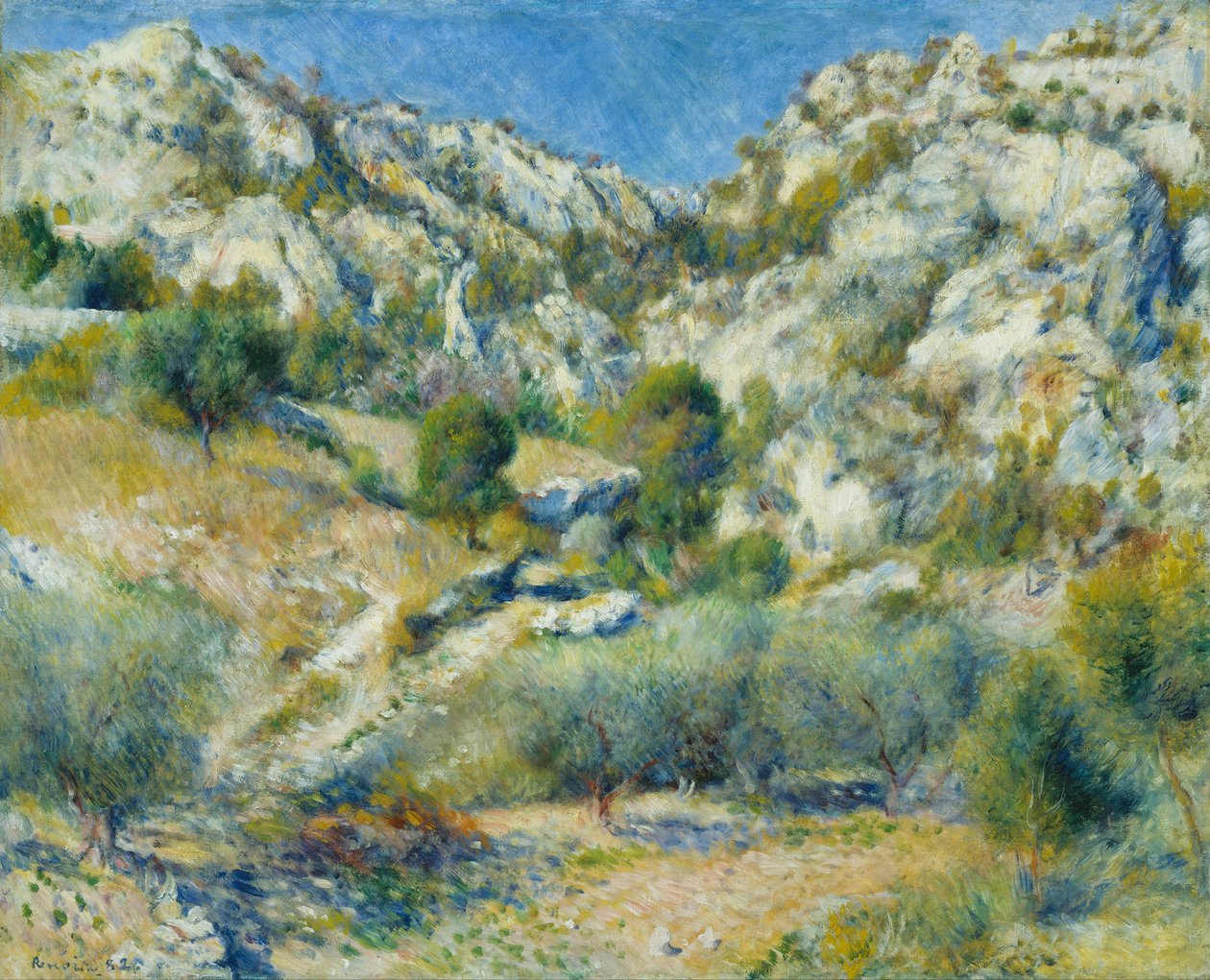 Peñascos rocosos en L