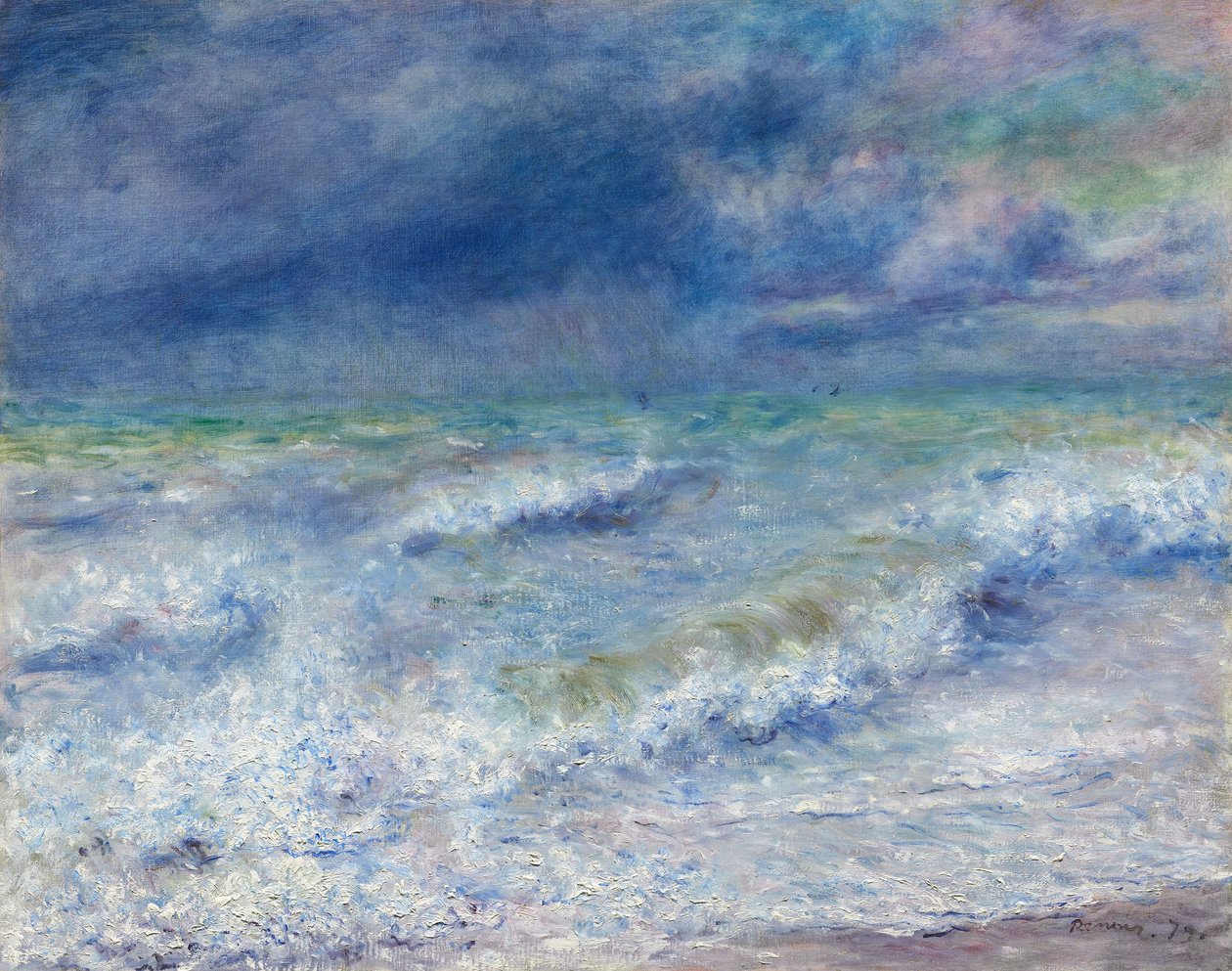 Paisaje marino de Pierre-Auguste Renoir