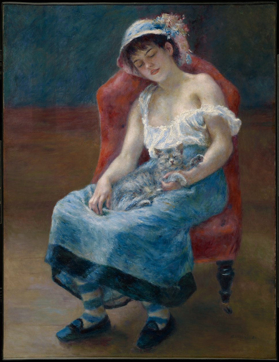 Niña dormida de Pierre-Auguste Renoir
