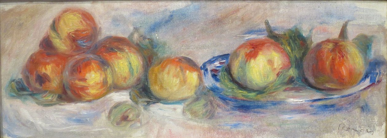 Bodegón con manzanas de Pierre-Auguste Renoir
