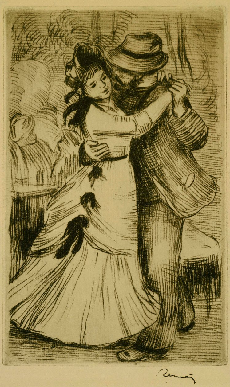 El baile en el campo de Pierre-Auguste Renoir