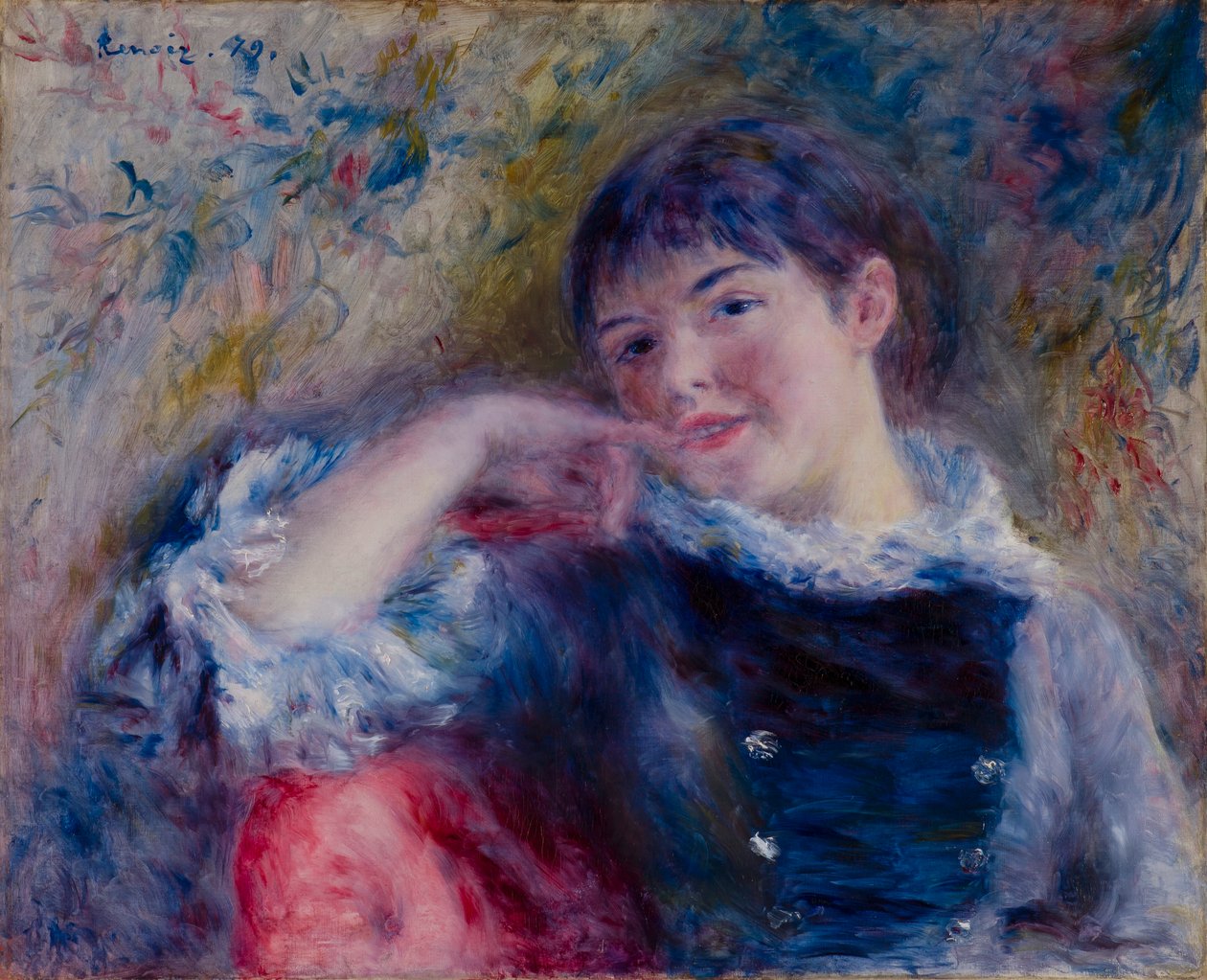 La soñadora de Pierre-Auguste Renoir