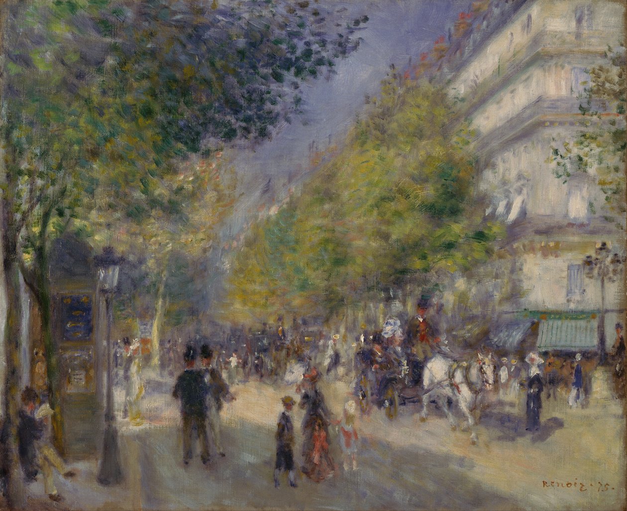 Los Grandes Bulevares de Pierre-Auguste Renoir