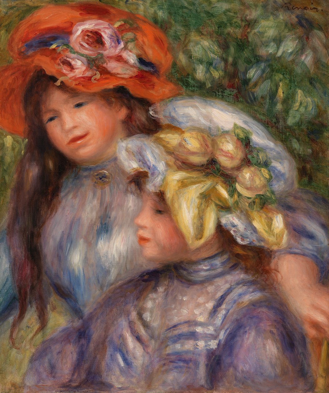 Dos niñas de Pierre-Auguste Renoir