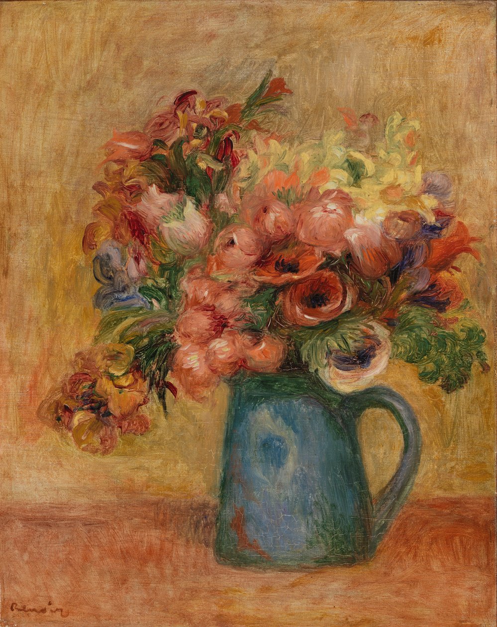 Jarrón de flores de Pierre-Auguste Renoir