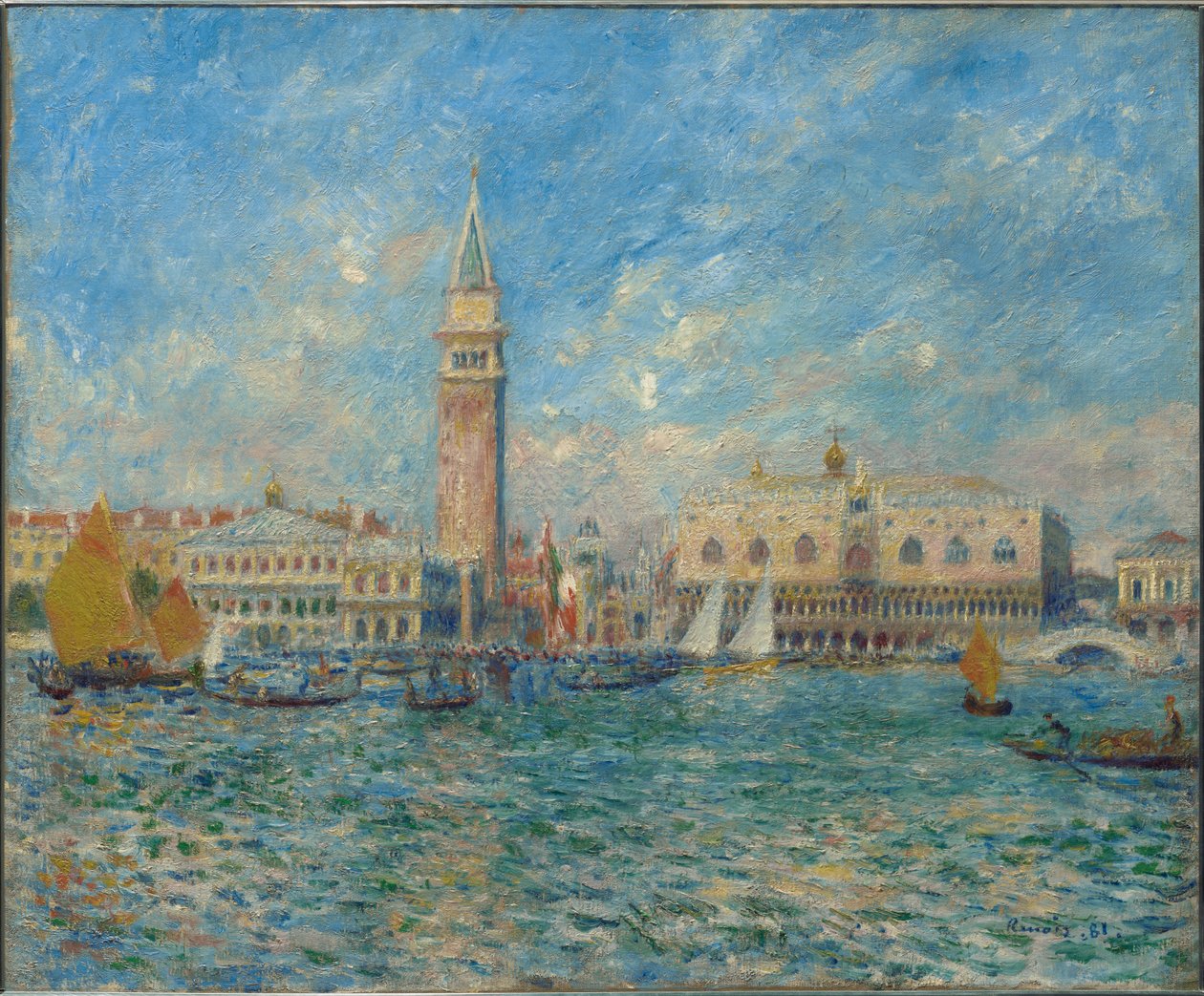Venecia, el Palacio Ducal de Pierre-Auguste Renoir