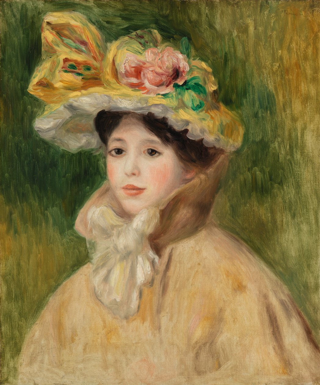 Mujer con Capelina de Pierre-Auguste Renoir