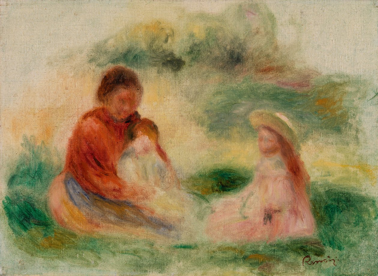 familia joven de Pierre-Auguste Renoir