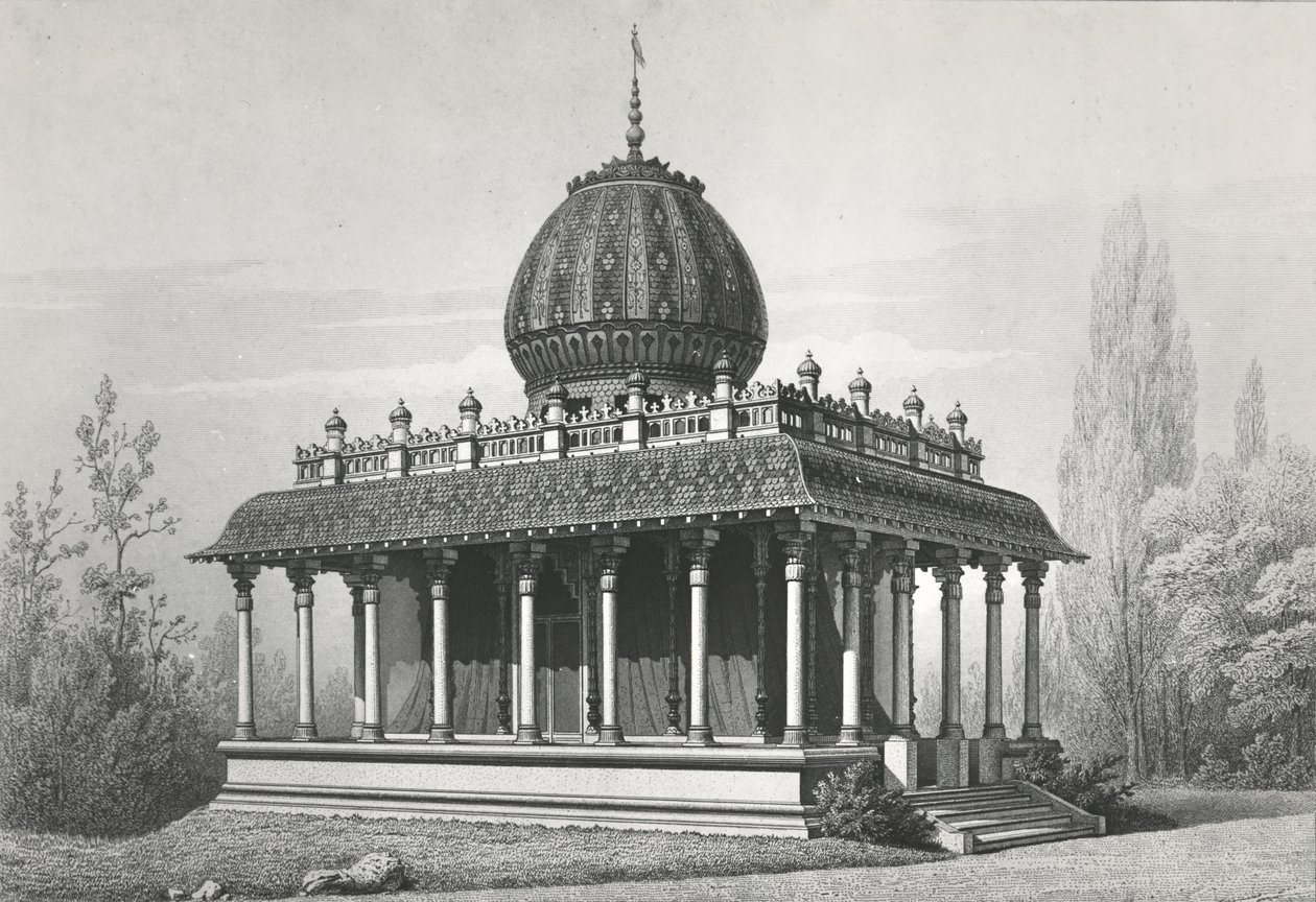 Pabellón de la Compañía de las Indias Orientales, en la Exposición Universal de 1867, 1868 de Georges Diéterle