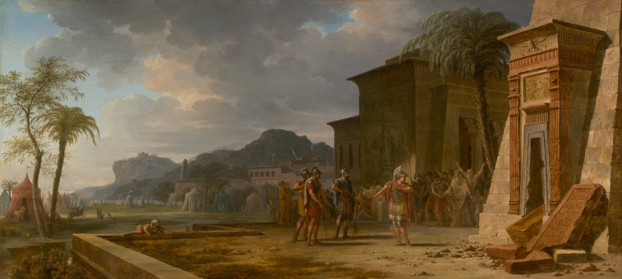 Alejandro en la tumba de Ciro el Grande de Pierre-Henri de Valenciennes