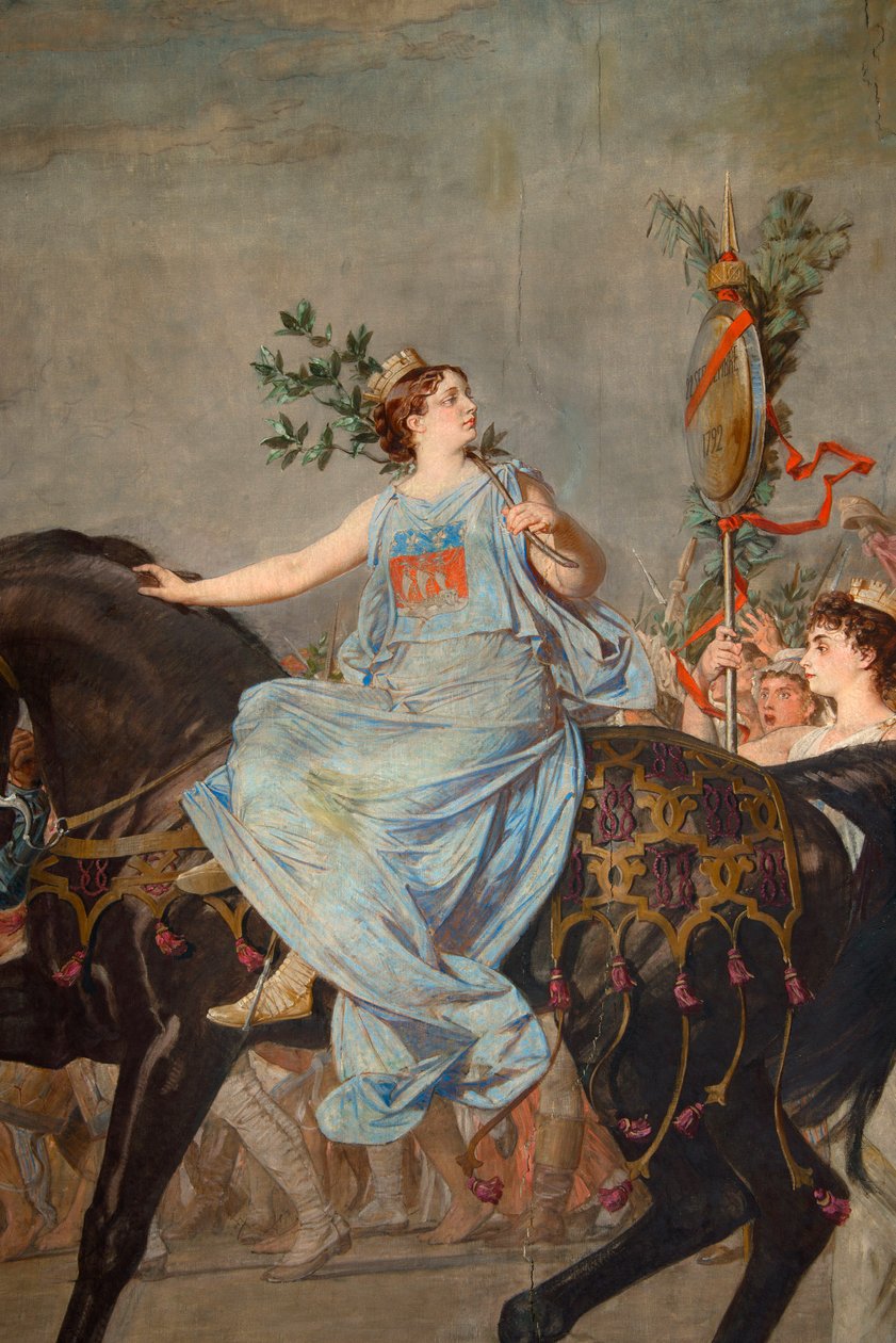 Fresco: El Triunfo de la República de Pierre Paul Lêon Glaize