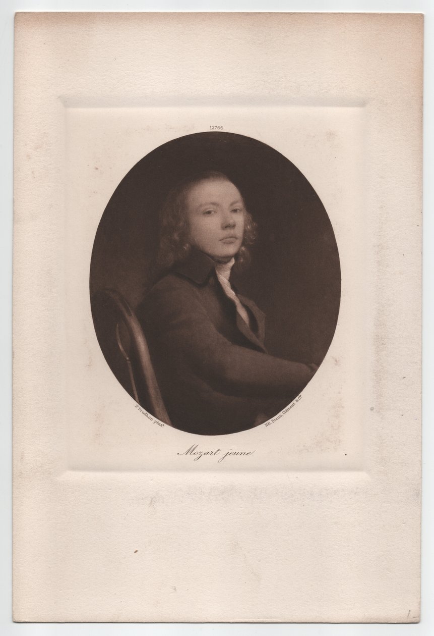Mozart joven (c. 1900, ilustración) de Pierre Paul Prud