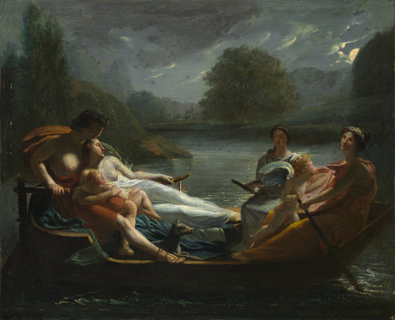 El sueño de la felicidad, después de 1819 (óleo sobre tela) de Pierre-Paul Prud