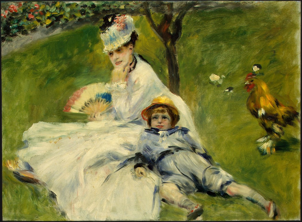 Madame Monet y su hijo de Pierre Auguste Renoir