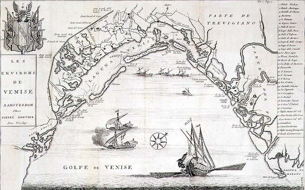 Los alrededores de Venecia de Pierre  Mortier