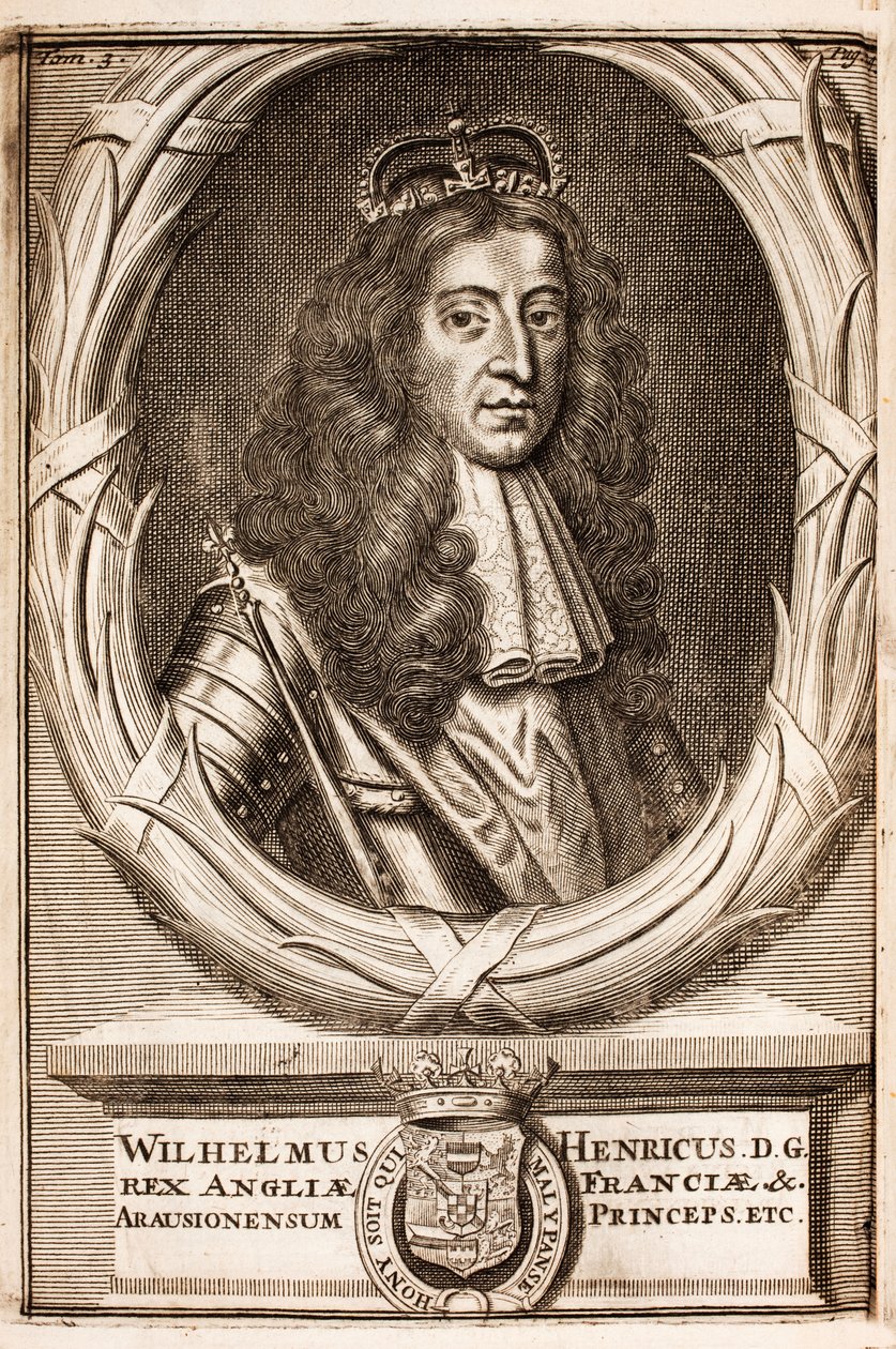 Rey Guillermo III (1650-1702) de Pierre  Mortier