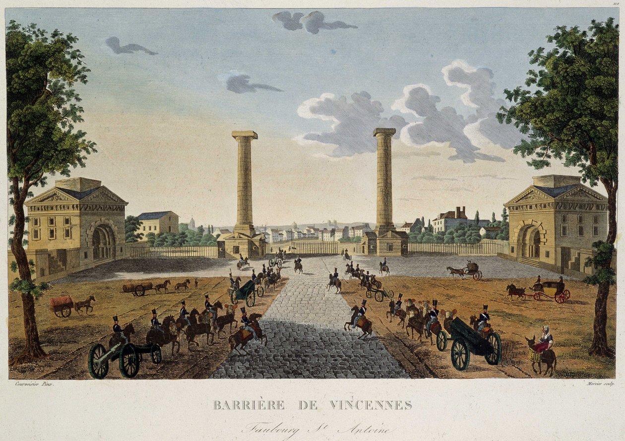 Barreras de Vincennes por Courvoisier de Pierre (after) Courvoisier