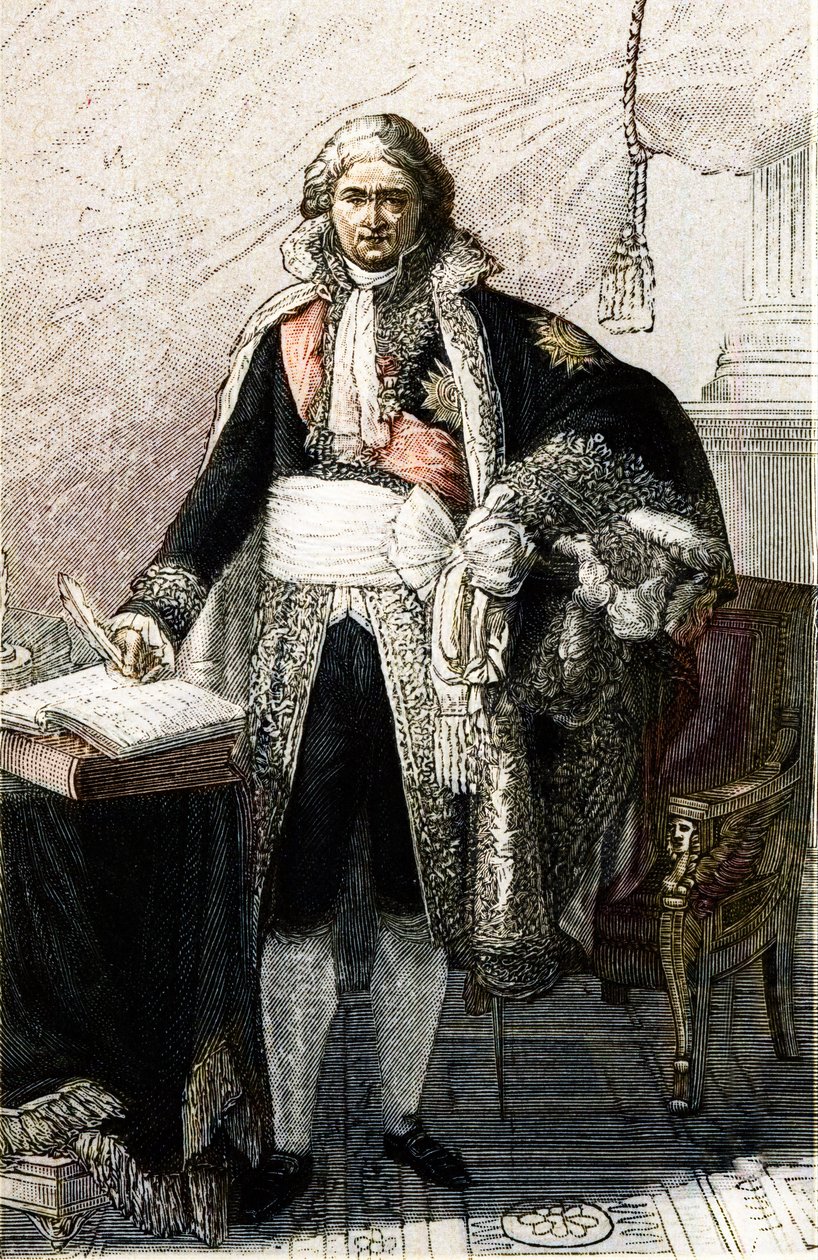 Retrato de Jean Etienne Marie Portalis, jurista y político francés (1746-1807) basado en la pintura de Pierre Gautherot de Pierre (after) Gautherot