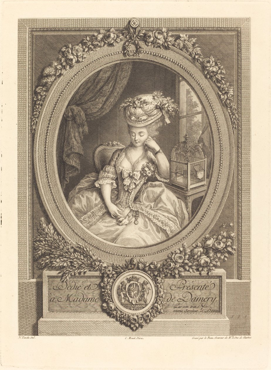 Los Deseos Nacientes de Pierre Adrien Le Beau after Nicolas Tanché