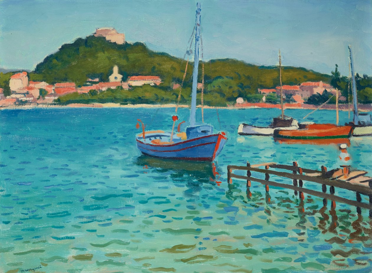 Porquerolles, tarde de verano de Albert Marquet