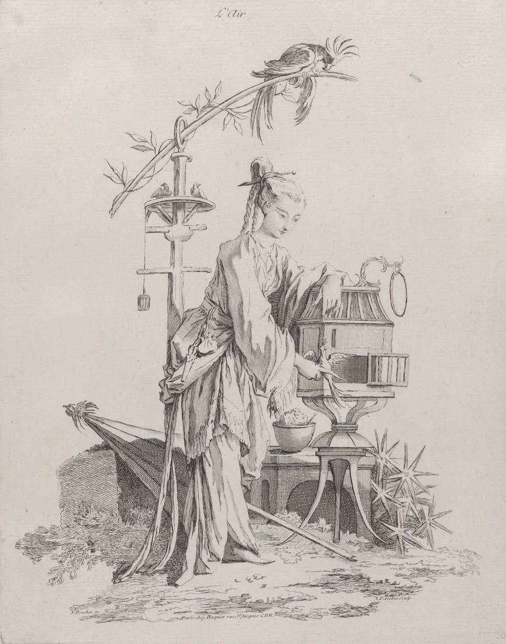 Aire, de Los Cuatro Elementos de Pierre Alexandre Aveline