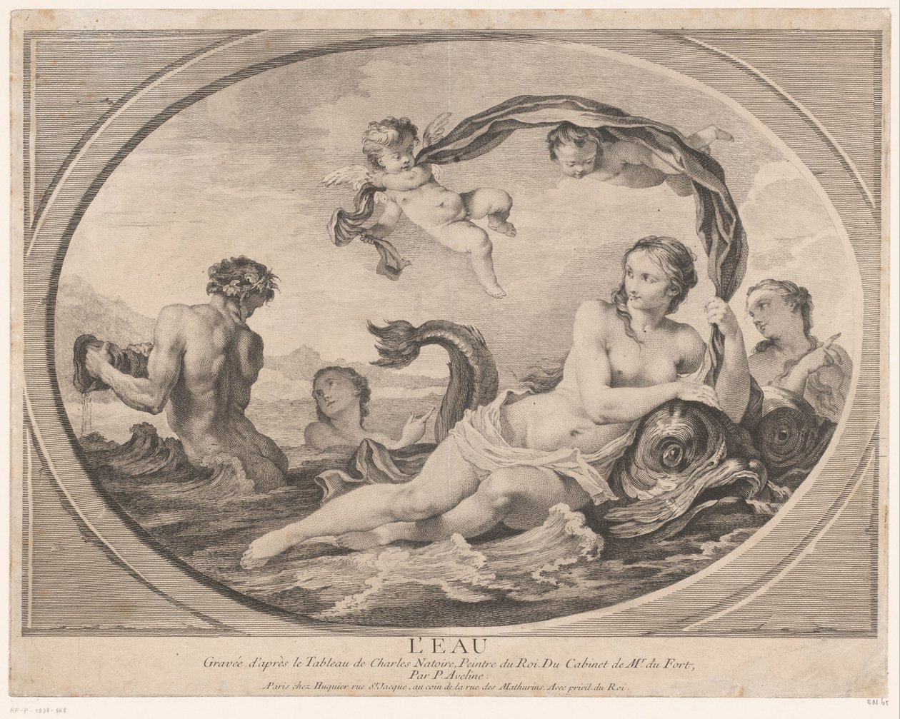 Representación alegórica con Amphitrite L