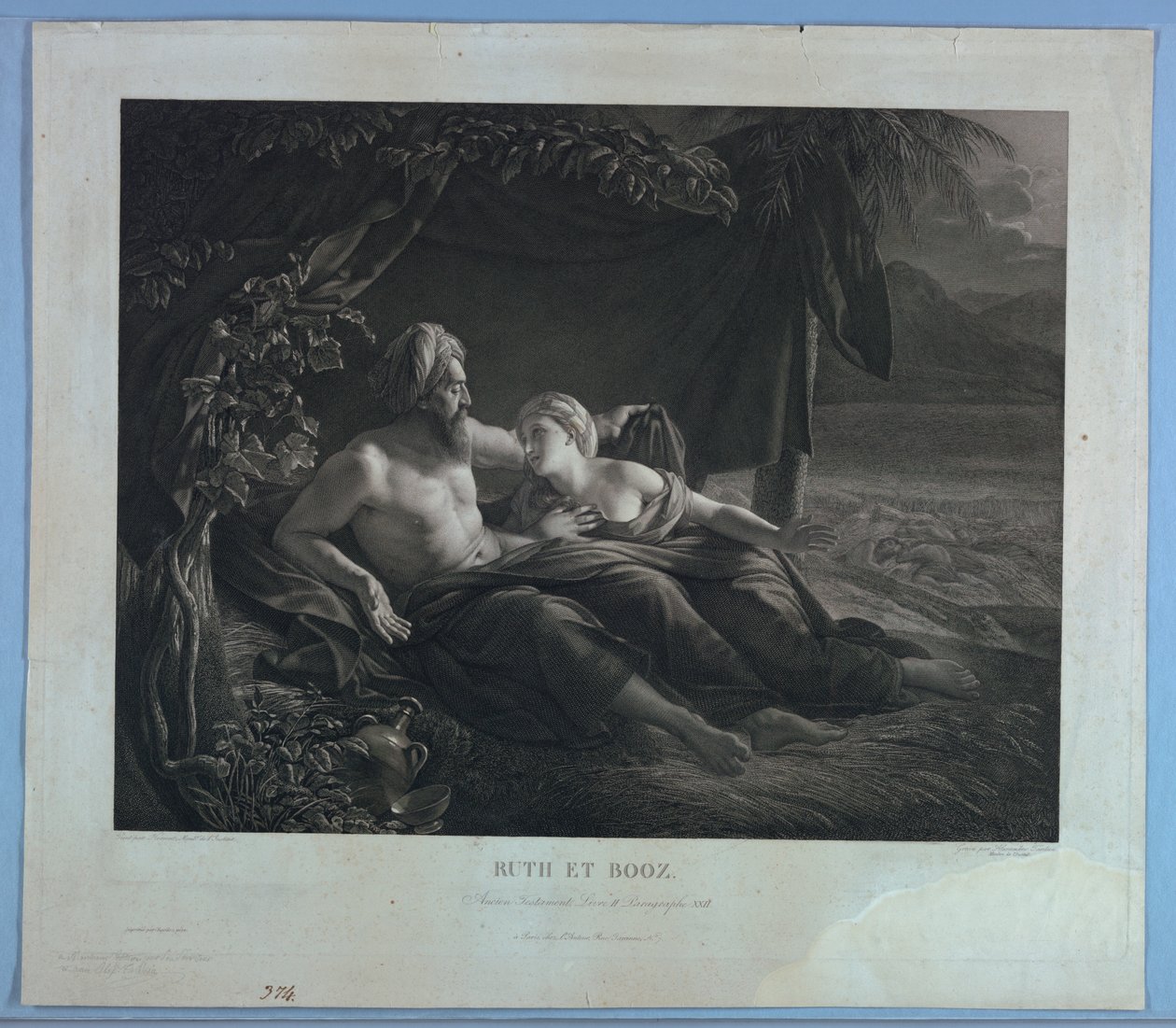 Rut y Booz de Pierre Alexandre Tardieu