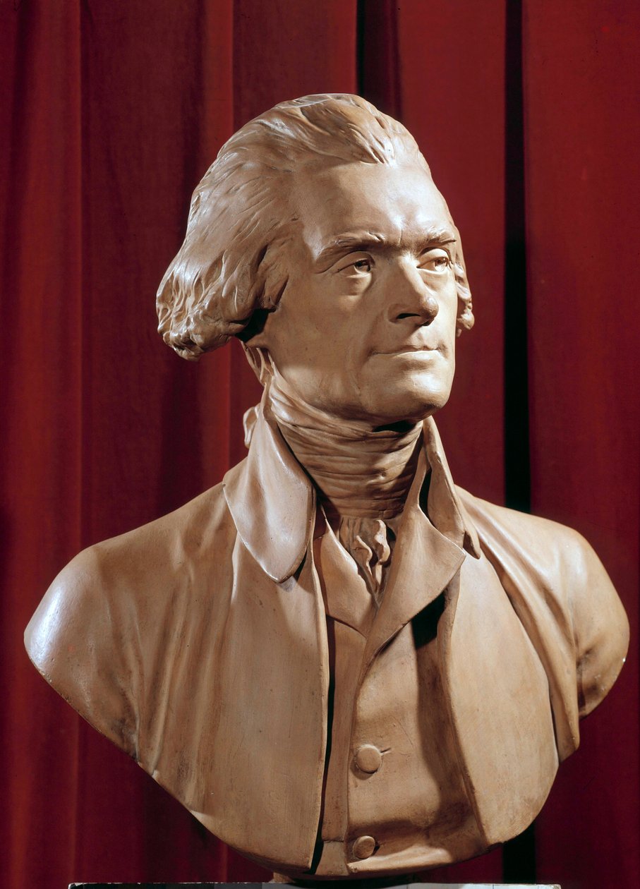 Busto de Thomas Jefferson de Pierre Alexandre Wille