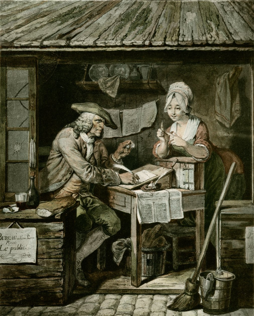 El escribano público de Pierre Alexandre Wille