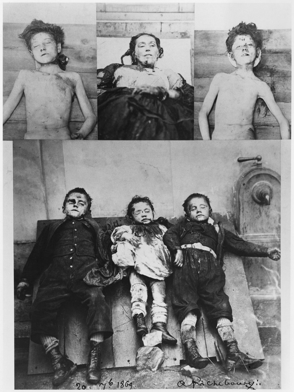 El caso Troppmann, la familia Kinck asesinada por Jean-Baptiste Troppmann, 1869 de Pierre Ambroise Richebourg