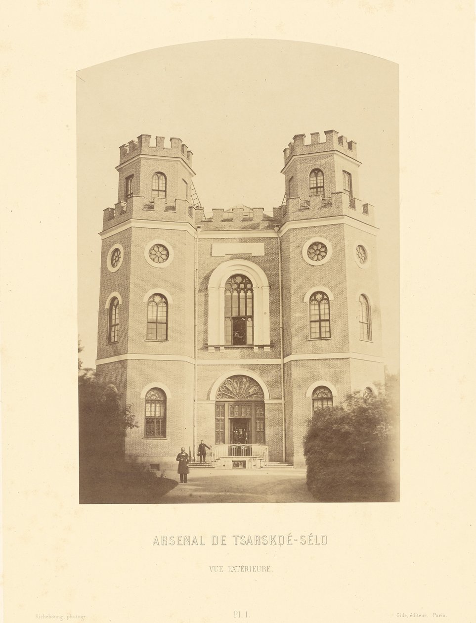 Arsenal de Tsárskoe-Selo, Vista exterior de Pierre Ambrose Richebourg