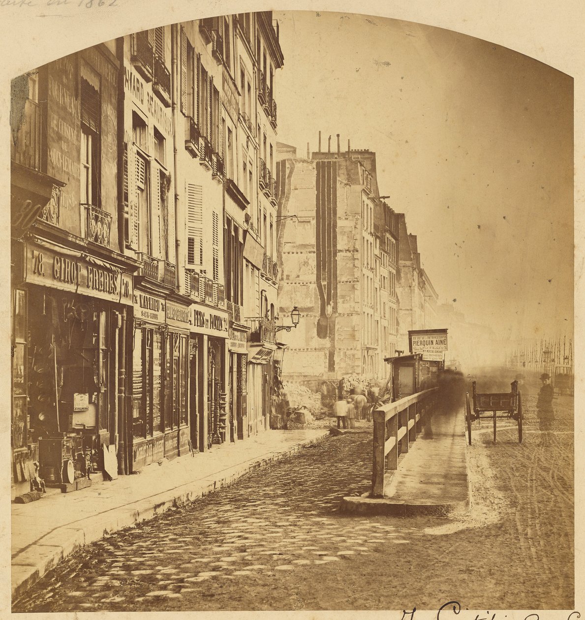 [Escena callejera de París] de Pierre Ambrose Richebourg
