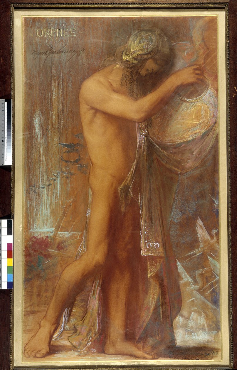 Orphee tocando el cithar de Pierre Amedee Marcel Beronneau