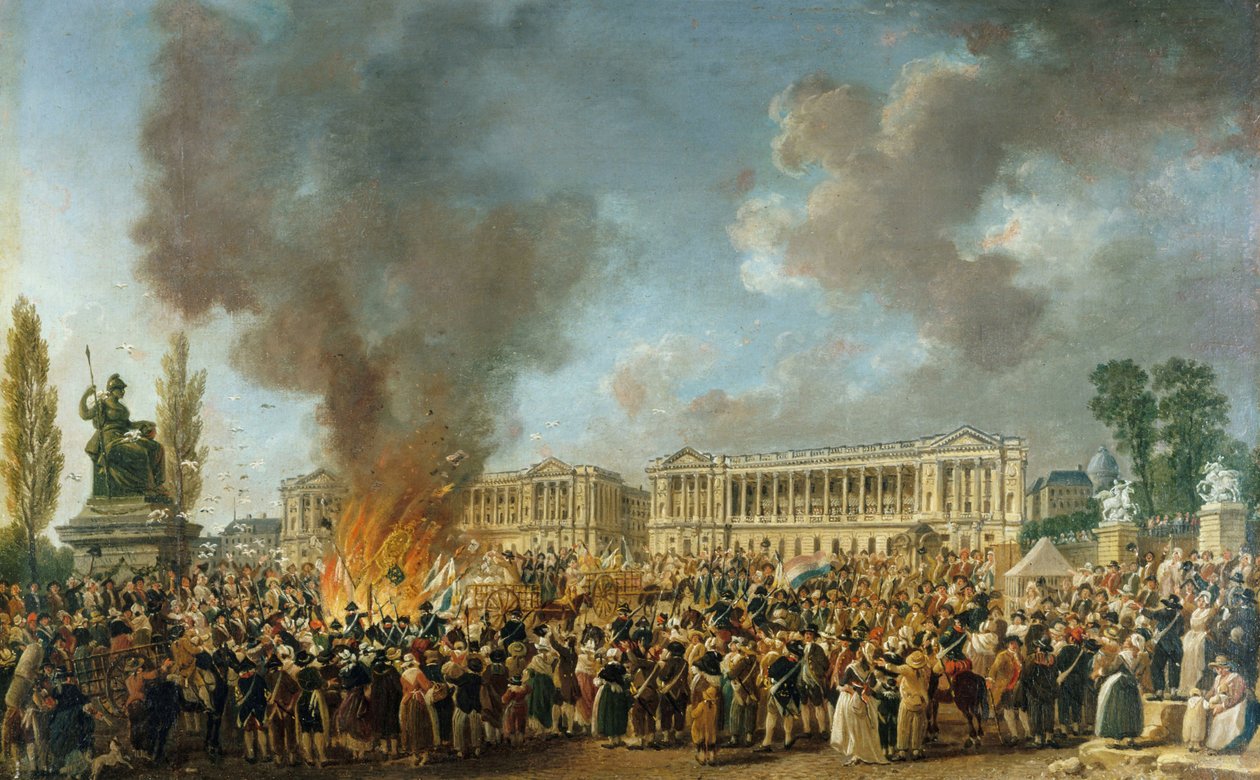 El Festival de la Unidad e Indivisibilidad el 10 de agosto de 1793 de Pierre Antoine Demachy