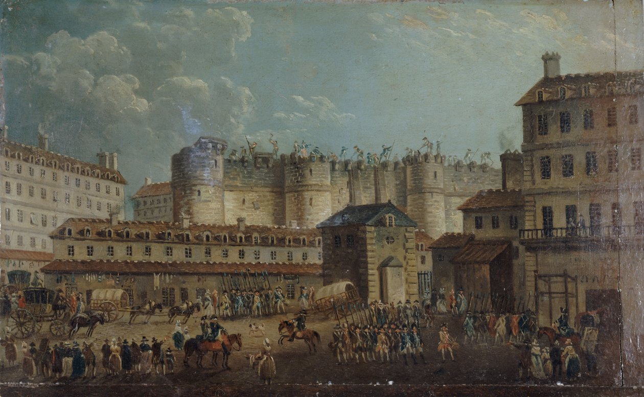 El asalto a la Bastilla el 14 de julio de 1789, 1789 de Pierre Antoine Demachy