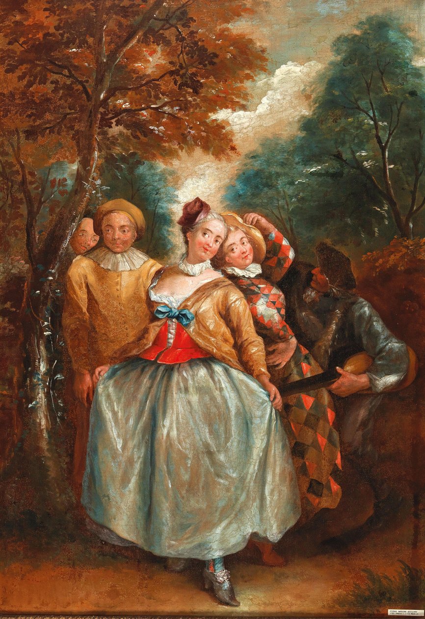 Una escena de Commedia dell