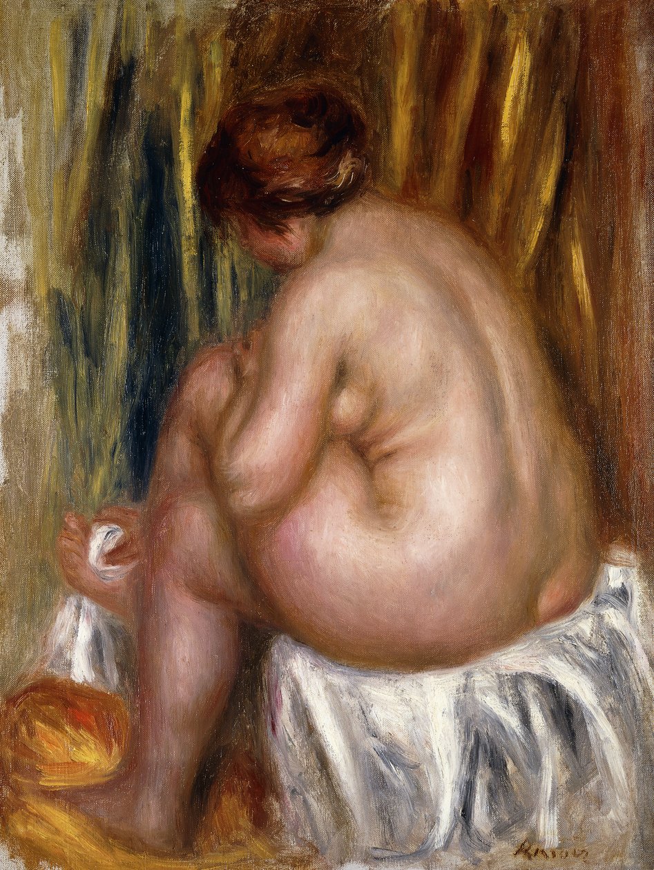 Después del baño de Pierre Auguste Renoir
